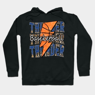 Graphic Basketball Thunder Proud Name Vintage Hoodie